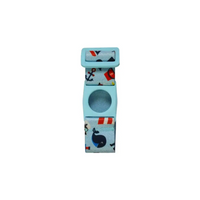 Freestyle Libre 3 sensor armband for children with playful nautical design.