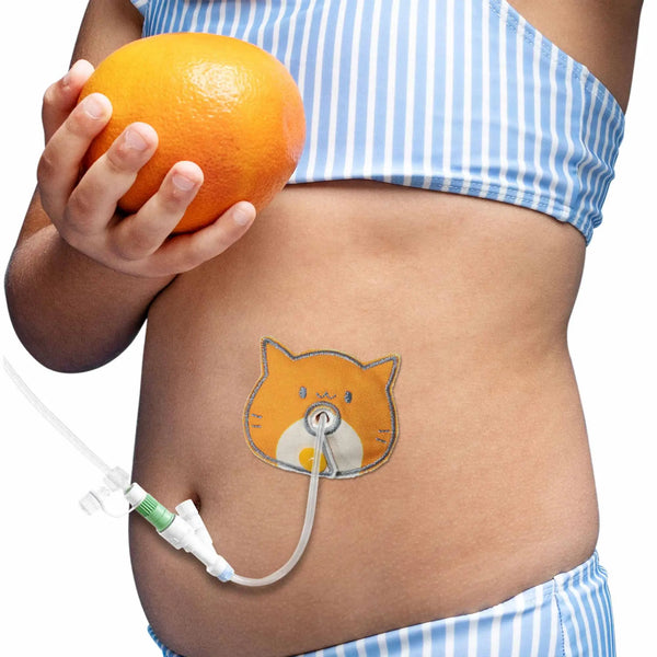 Pediatric G-Tube Pad – Cute Animal & Flower Shapes for Kids | Kaio-Tube Pads
