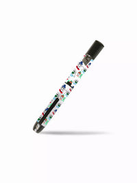 Winter-themed InPen insulin pen sticker with festive snowmen and holiday designs.