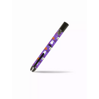 InPen Insulin Pen Stickers - Halloween creatures theme with cute characters like pumpkins, ghosts, and Frankenstein on a purple background.