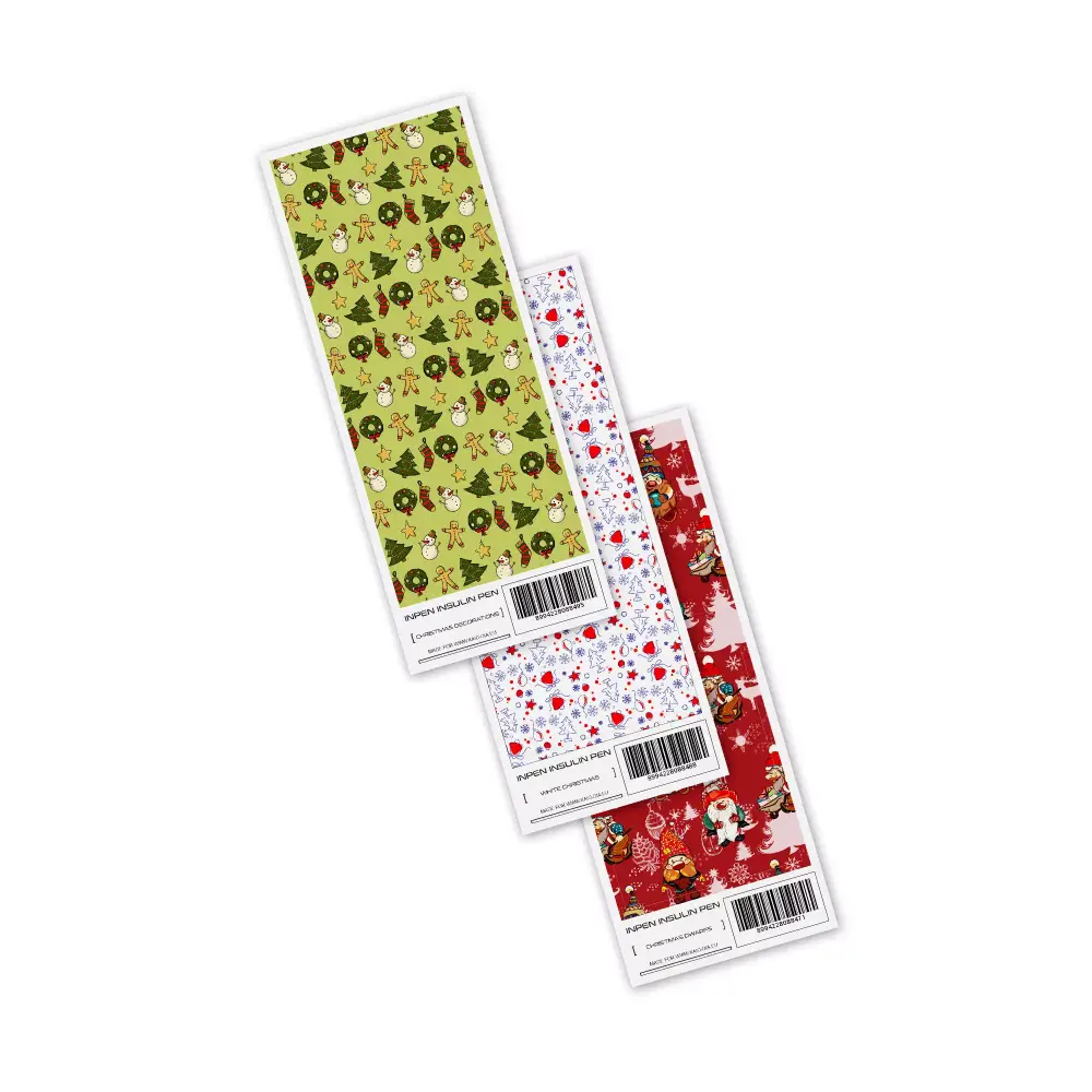 Three packs of holiday-themed tissue paper bringing Christmas cheer with festive designs