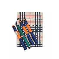 Insulin cooling wallet for 4 pens or 8 vials, plaid design, Dia-Cool by Kaio-Dia, lightweight and portable.