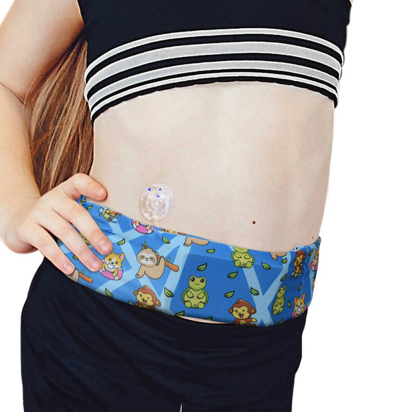 Insulin Pump Belt with G-Hook, Funny Print | Dia Belly-Belt 2