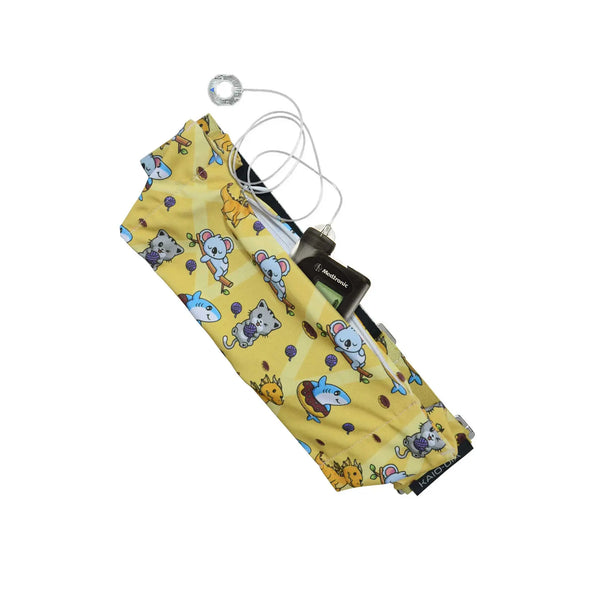 Insulin Pump Belt with G-Hook, Funny Print | Dia Belly-Belt 2