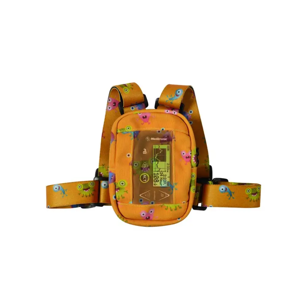 Insulin Pump Harness with Mesh Window For Children