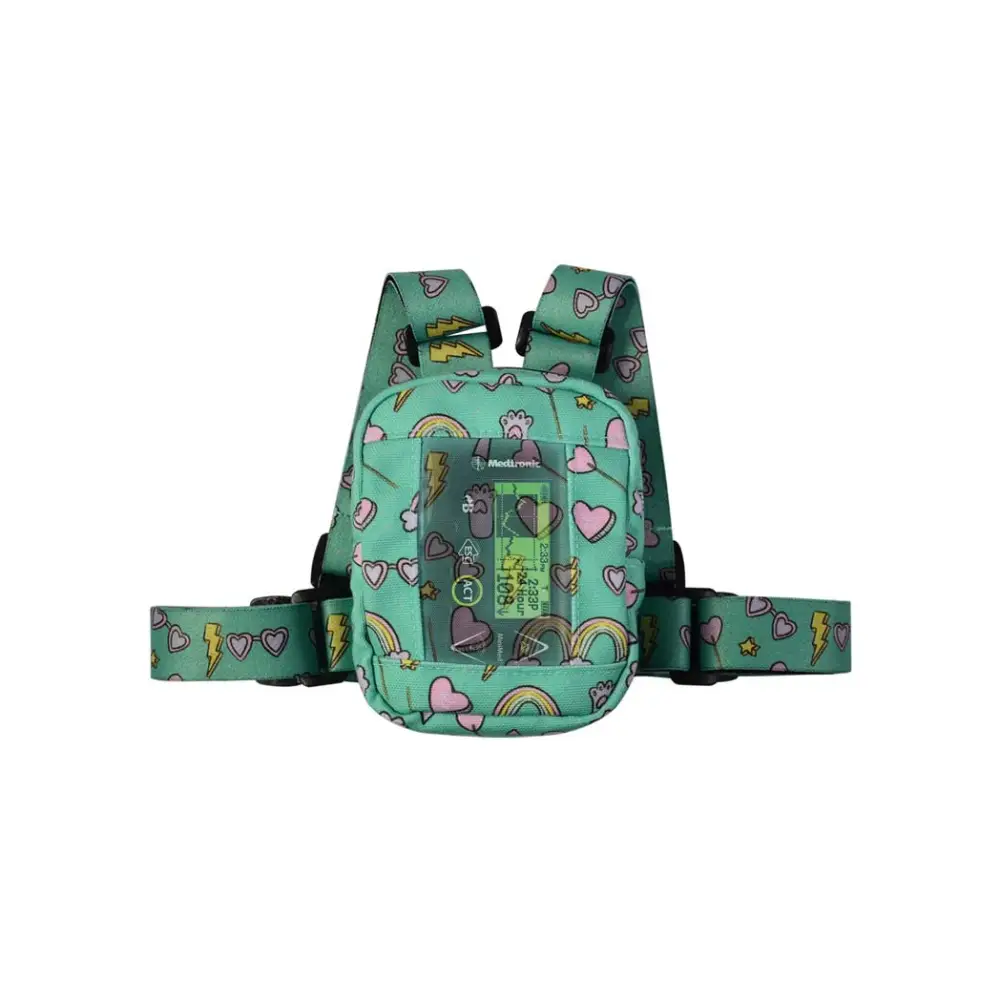 Insulin Pump Harness with Mesh Window For Children