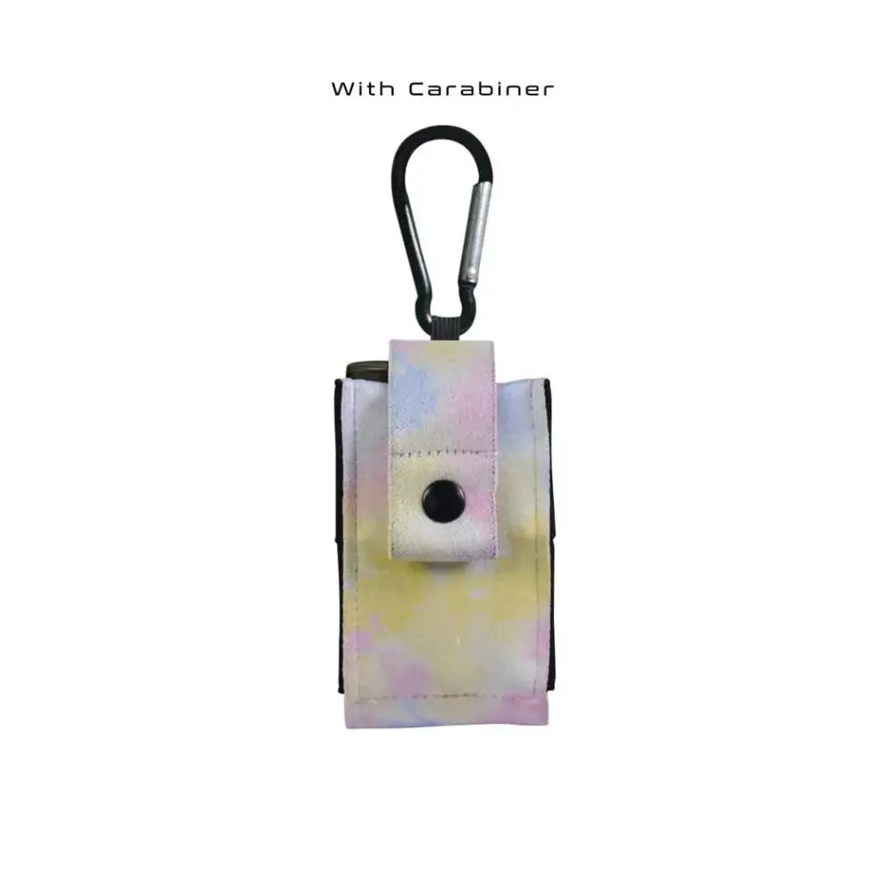 Vibrant insulin pump pouch with carabiner and loop from the Dia-Mini Summer Vibes Collection.
