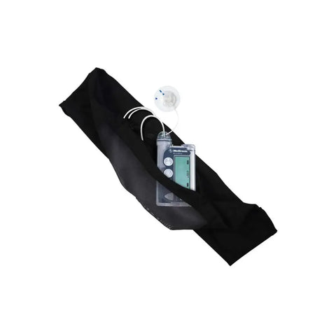 Insulin Pump Waist Belt with Window - Dia-Bellyband Mesh