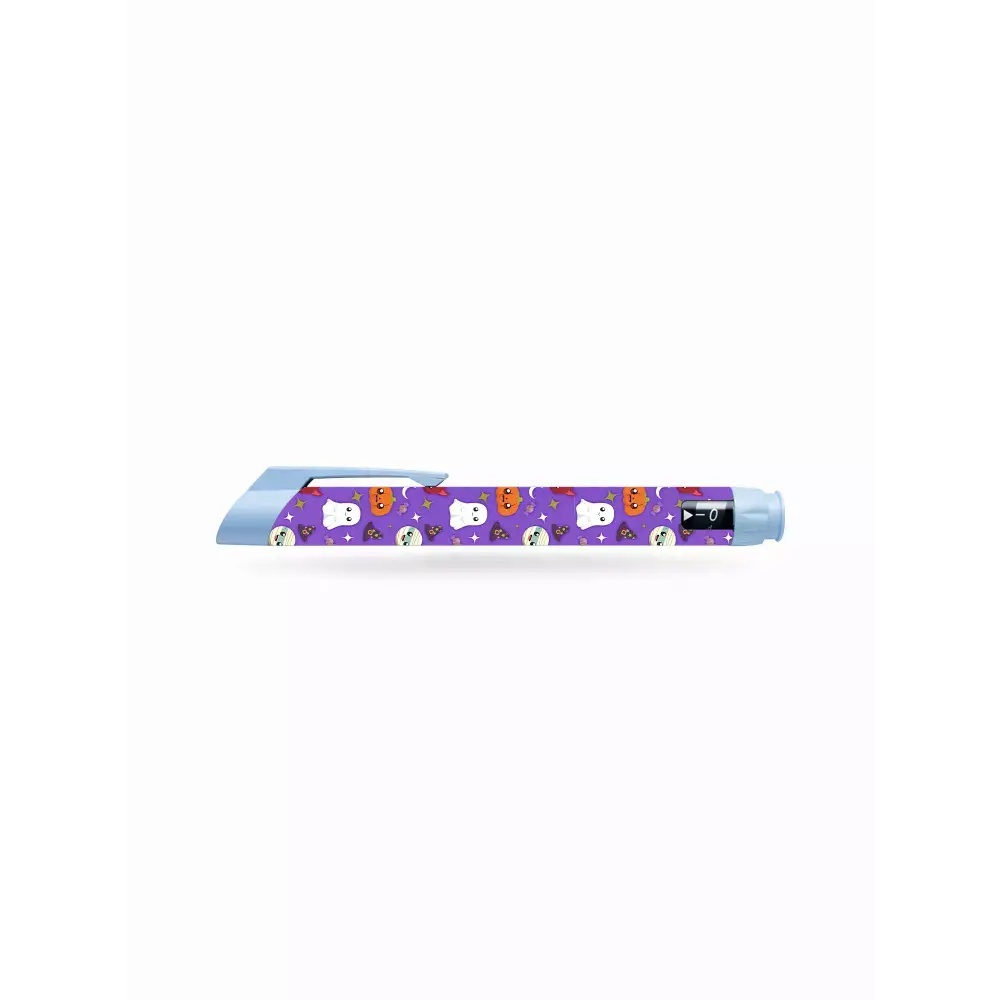 Halloween-themed JuniorSTAR Insulin Pen Stickers for a fun insulin pen design