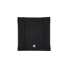 Insulin pump leg band in black, designed for comfort and style.