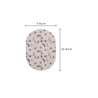 Floral patterned oval Guardian Enlite adhesive patches for a secure hold in spring