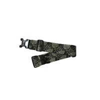 Multipurpose belt for diabetics with floral print, adjustable, elastic, Kaio-Utility Belt.