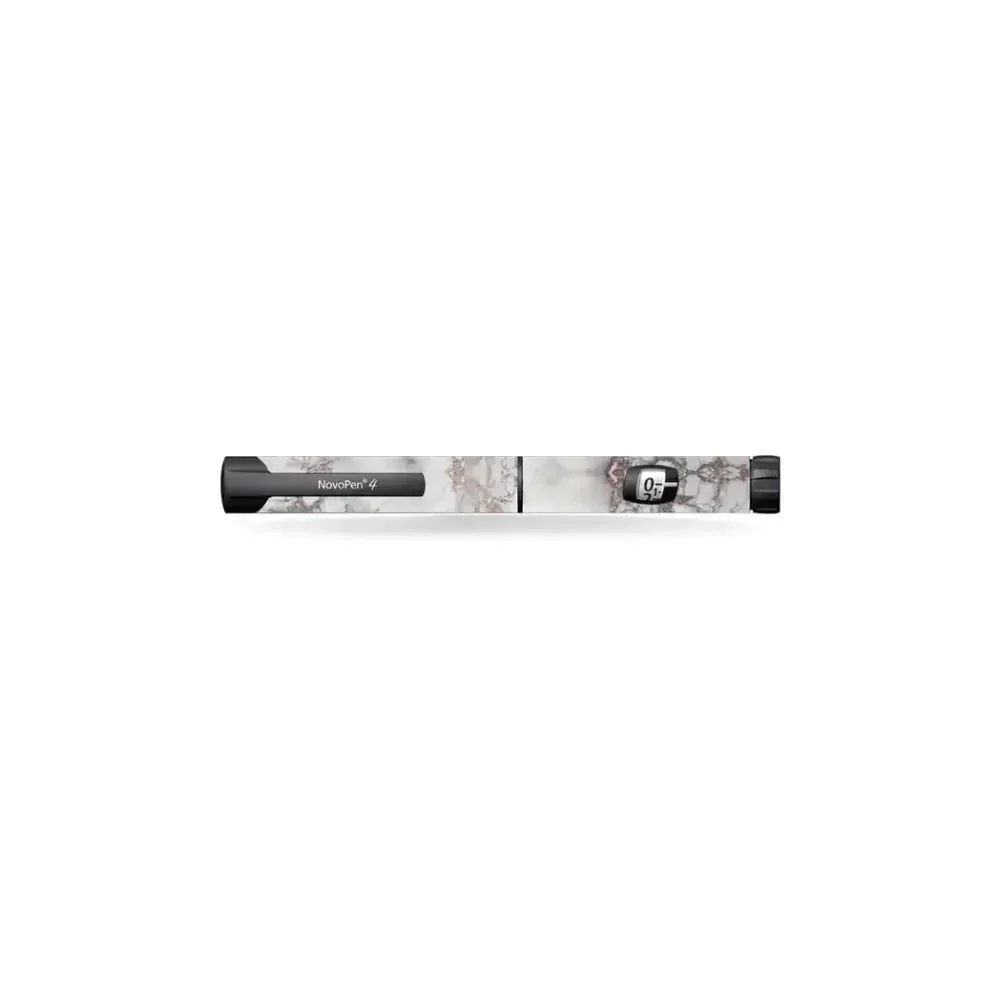 NovoPen 4 insulin pen with Summer Vibes decorative sticker from Novopen Stickers collection