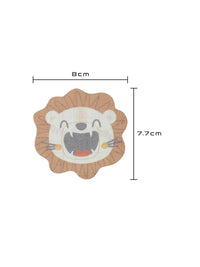 Simplera Sync adhesive patch for kids, lion shape, size 8.0 x 7.7 cm