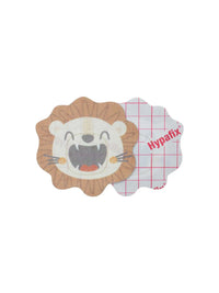 Simplera Sync adhesive patch for kids, lion shape, front and backing