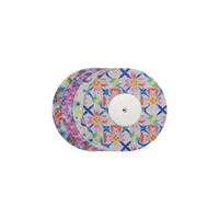FreeStyle Libre 2 adhesive patches, Spring Series, stack of 4 designs
