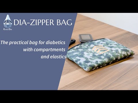 Kids Diabetes Supply Bag, Dia-Zipper Bag KIDS