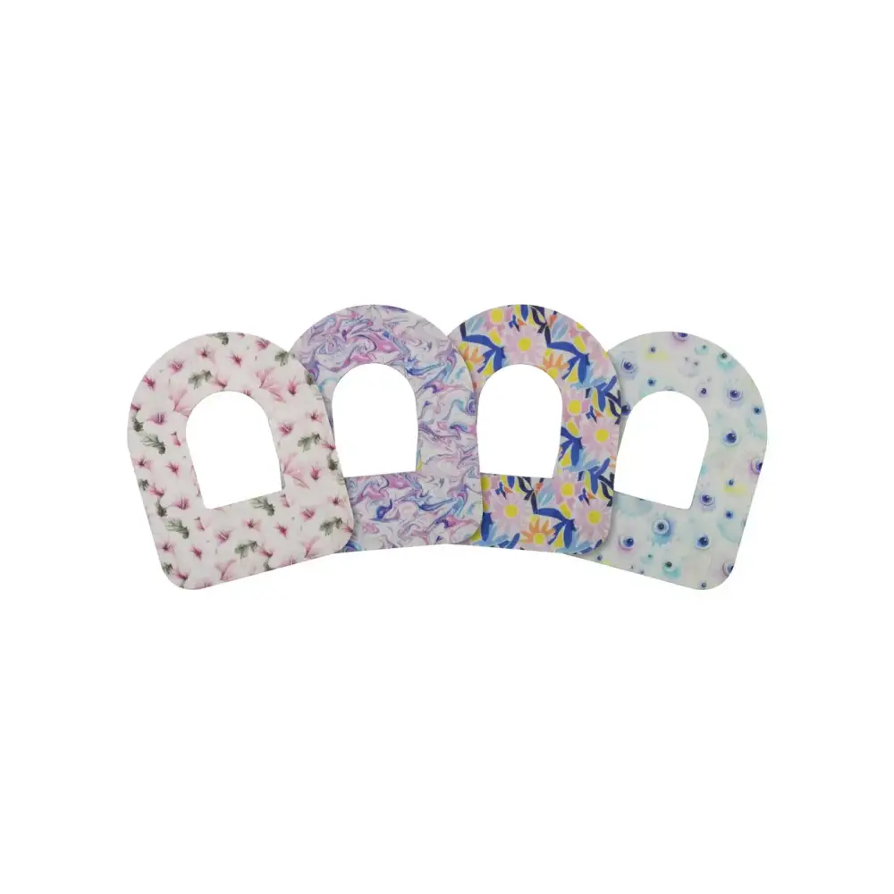 Omnipod pod adhesive patches, Spring Series, Spring Set II, 4 designs
