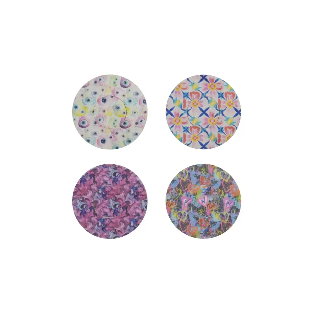 FreeStyle Libre 3 adhesive patches, Spring Series, 4 designs side by side