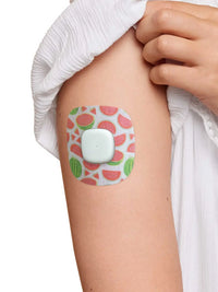 Simplera Sync adhesive patch, Fresh Series, watermelon design on the arm