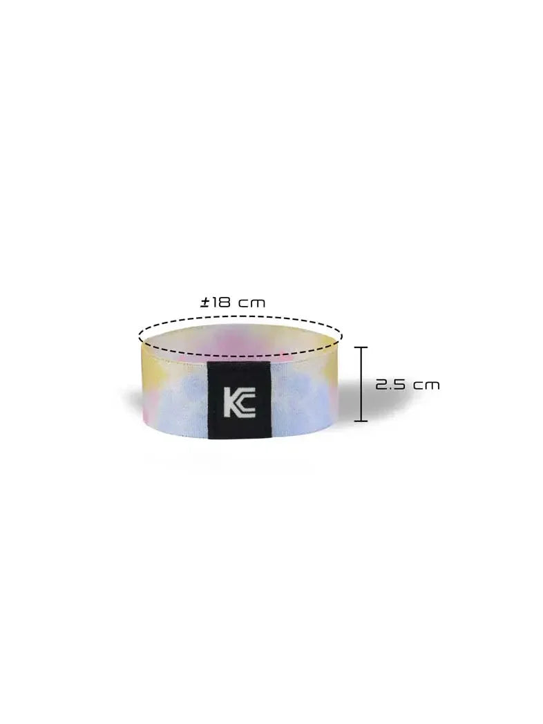 Reversible Diabetes Awareness Wristband in summer colors, 2.5cm height.
