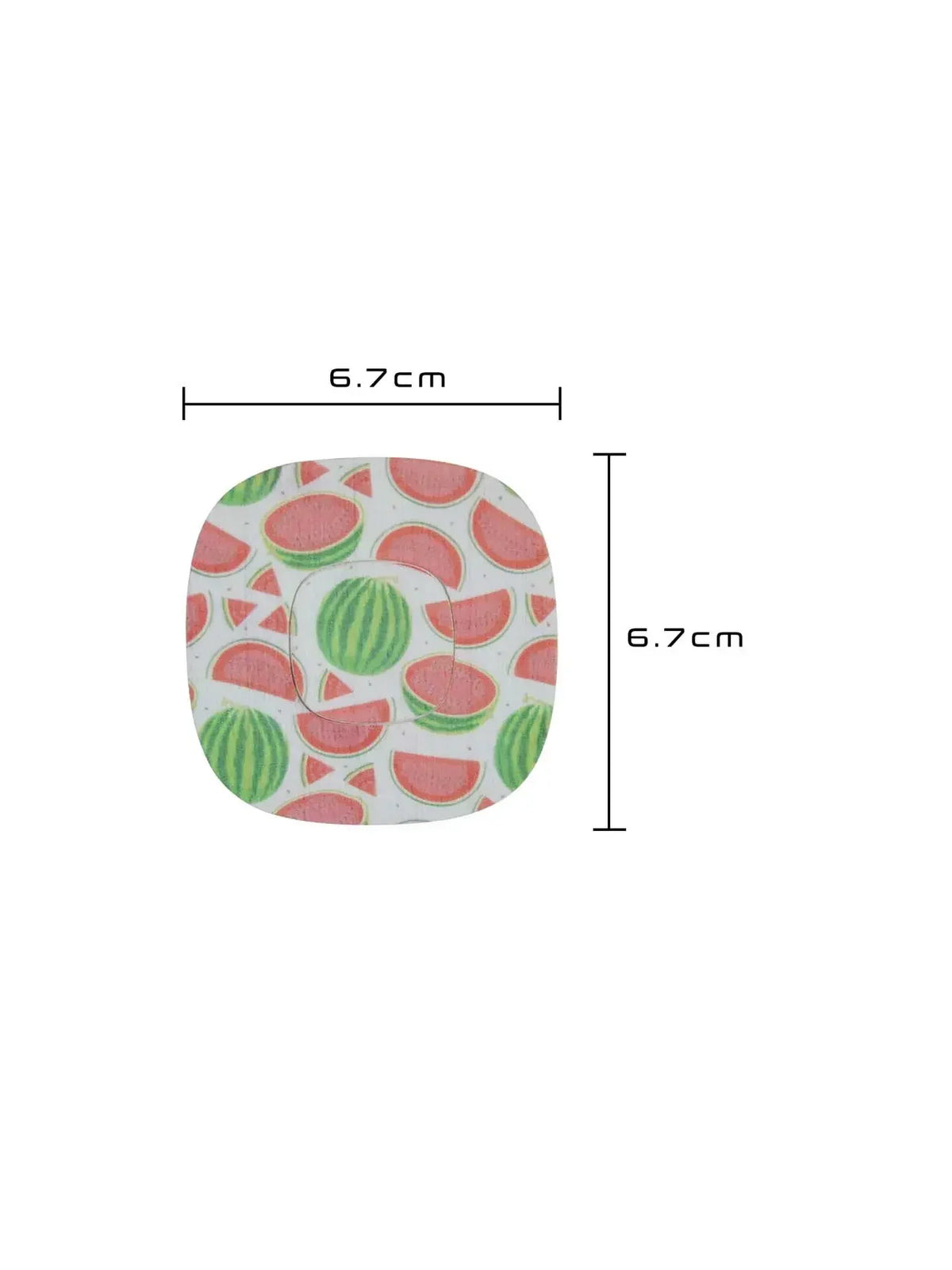 Simplera Sync adhesive patch, Fresh Series, watermelon design, size 6.7 x 6.7 cm