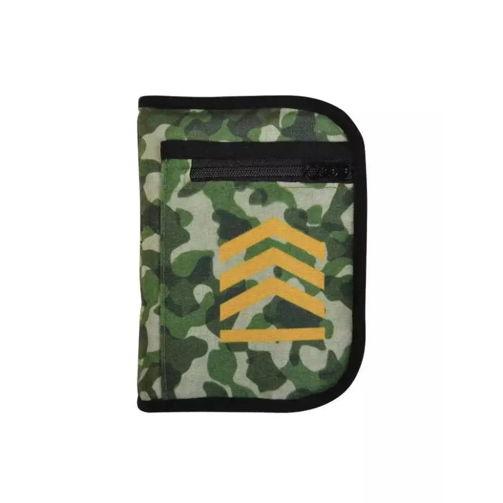 Camouflage Dia-MiniCase for diabetic supplies, compact travel case for kids.