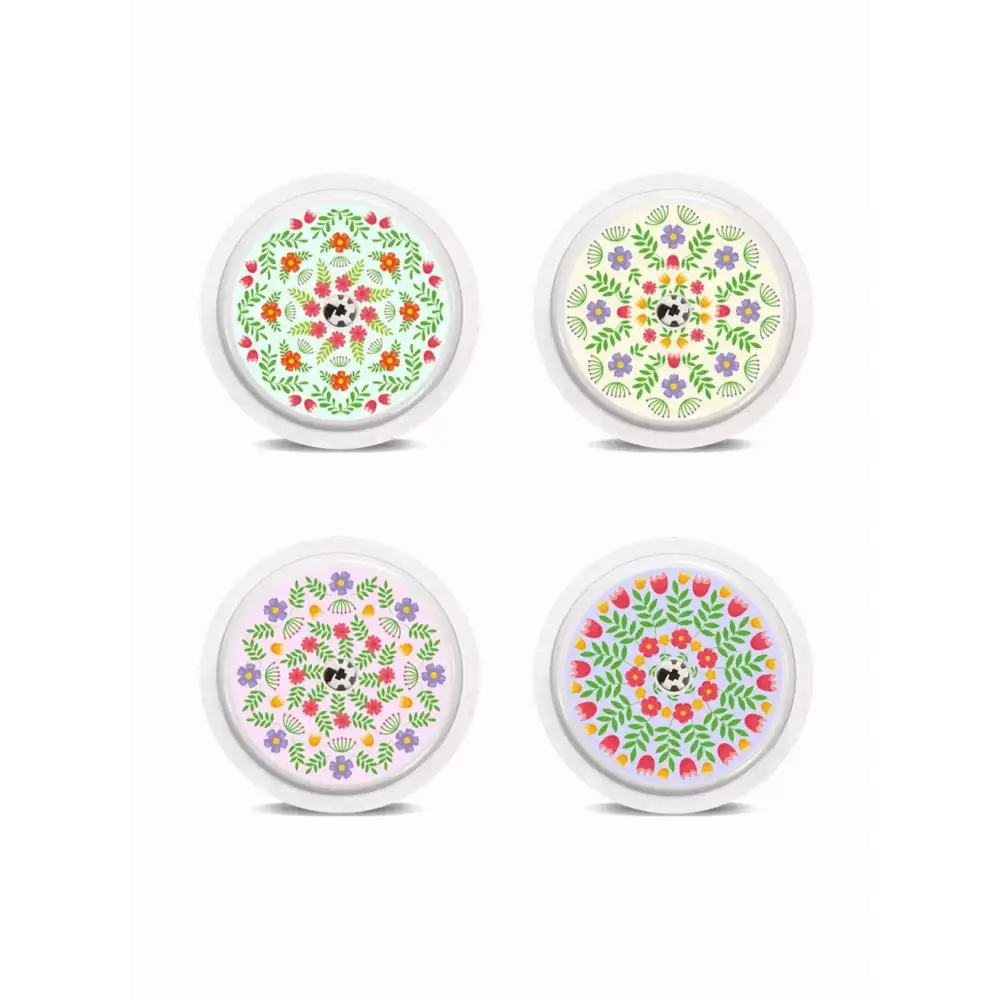 Libre 2 Stickers Spring Edition with floral designs in various colors.