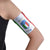Flag-printed protective armband for glucose sensors -