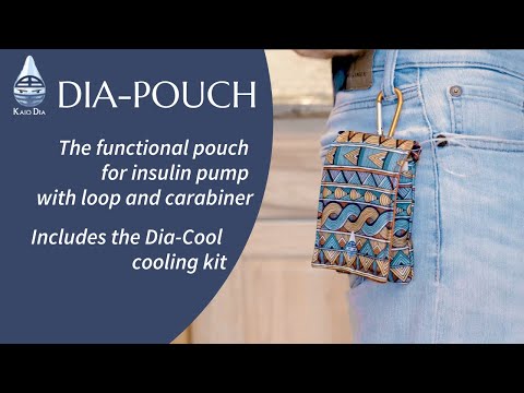 Insulin Pump Pouch with Cooling Pack, Dia-Pouch Prints