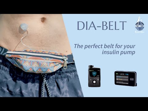 Insulin Pump Belt with Zip Pocket, Dia-Belt M/L Plain Colors
