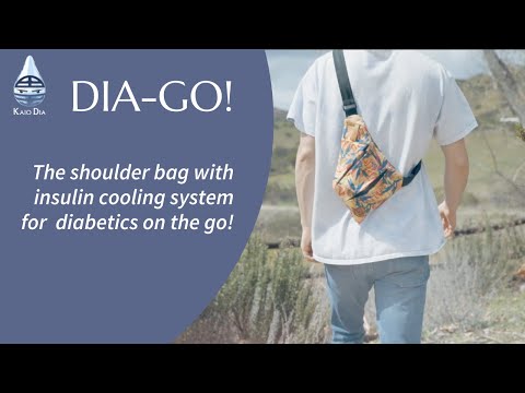 Diabetes Shoulder Bag with Insulin Cooling, Dia-Go!