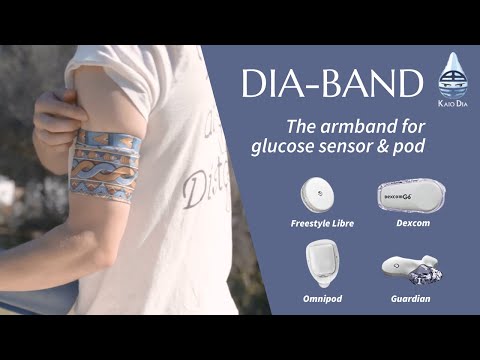 Glucose Sensor & Patch Pump Armband, Dia-Band Fluo