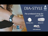 Dexcom G6 Sensor Adjustable Armband in a Tin Box with 5 stickers - Dia-Style Special Edition SOLID COLORS