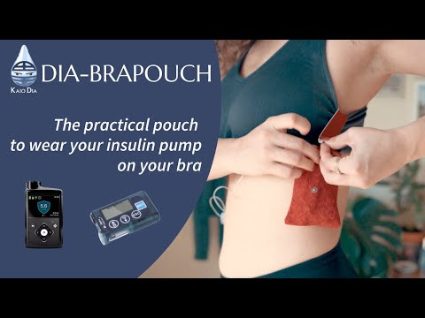 Insulin Pump Bra Pouch, Dia-BraPouch Spacy Lacy