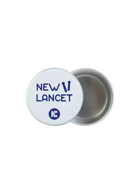 Medium tin box for storing new lancets with compact, portable design for diabetic supplies