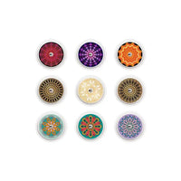 Freestyle Libre 2 Stickers in Reusable Tin Can - Mandala